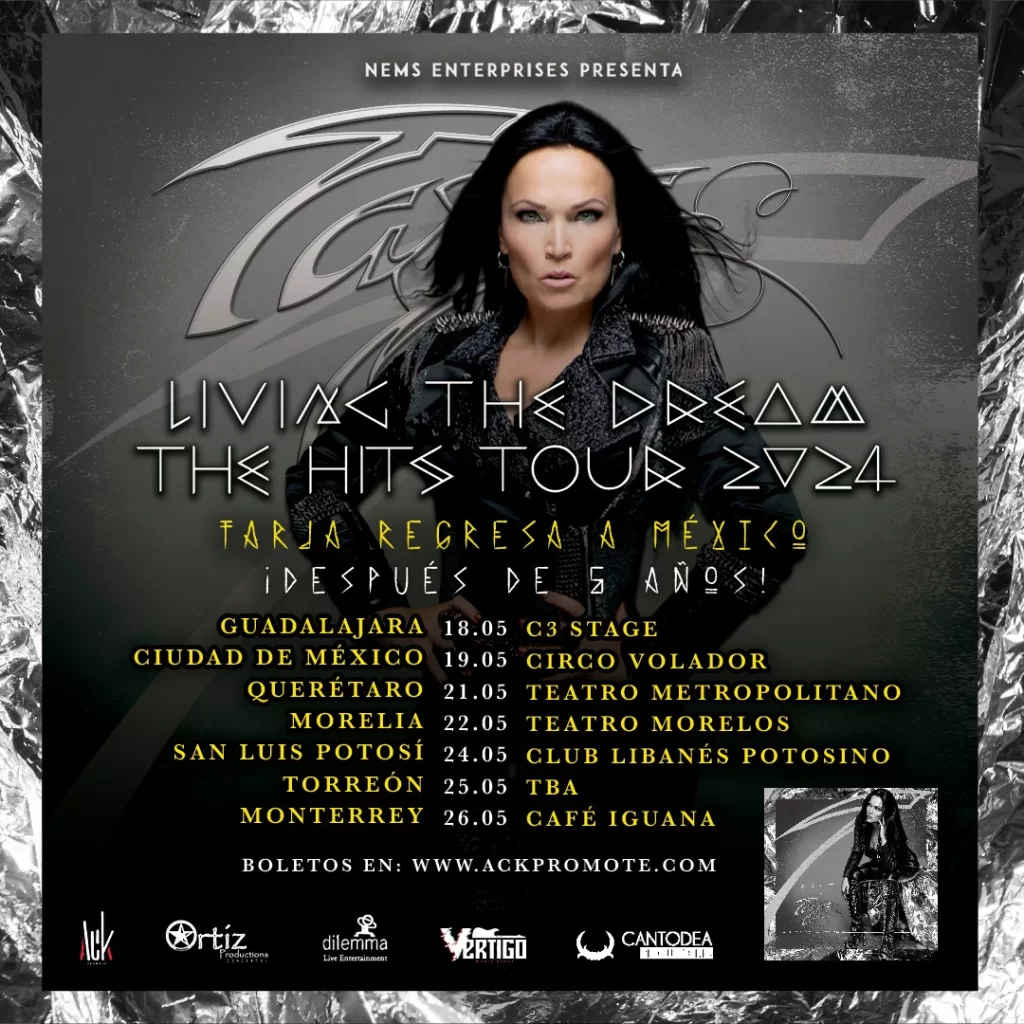 Tarja Turunen anuncia gira en México 